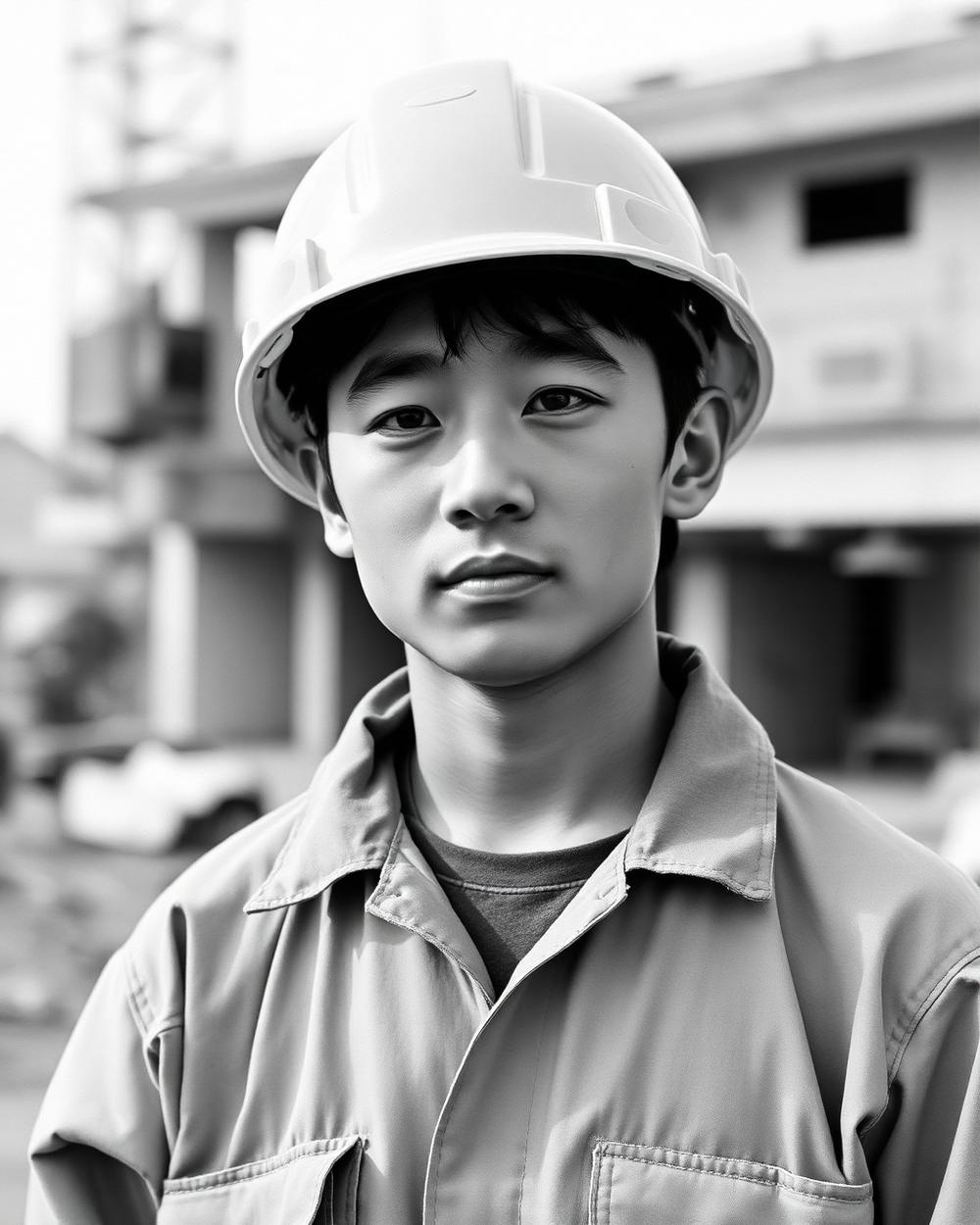 若手職人のポートレート